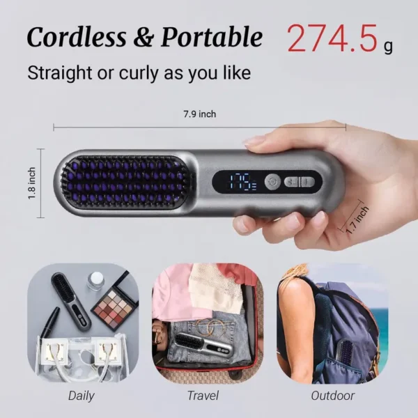 1740568482_71Pyfdco9tL 2 in 1 Cordless Hair Straightener Brush